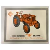 Allis Chalmers IB Tractor Single Sheet