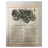 Case Model C Tractor Brochure