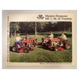 Massey-Ferguson 7, 10, 12 Tractors Brochure