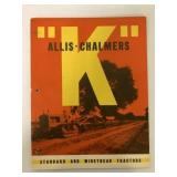 Allis Chalmers Model K Brochure