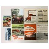 Lot of 8 Ford and Massy Brochures/Adv. Pieces