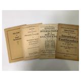4 Operating Manuals and other IH & McCormick