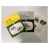3 JD Lawn and Garden Op. Manuals & Brochure
