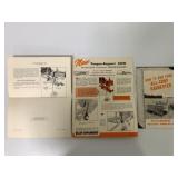 3 Allis Chalmers Pieces, All-Crop Harvester