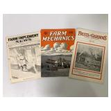 3 Farming Magazines, Farm Implement News,