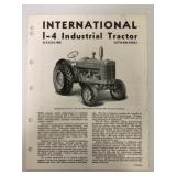 International I-4 Industrial Tractor Single Sheet