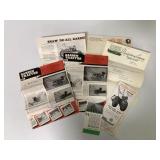 Lot of 5 Garden Tractor Adv. Pieces