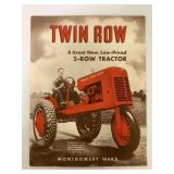 Wards Twin Row Tractor Brochure