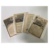 4 Tractor Magazine Pages,Coleman, Frick, Bolte