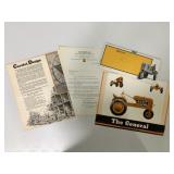 4 The General Tractor Adv. Pieces