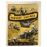 Case "Harvest Savings" Brochures
