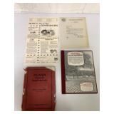 (4) Oliver Parts Price List/Tillage/Ad/Letterhead
