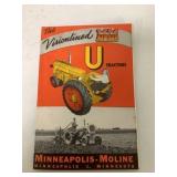 Minneapolis-Moline Visionlined U Tractor Brochure