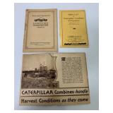 3 Caterpillar Brochure/Price List/Care/Operation
