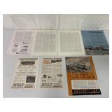 (7) pcs-Caterpillar/Holt Ads/Articles