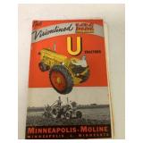 Minneapolis-Moline Visionlined U Tractor Brochure