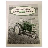 New, Full 3-Plow Oliver 660 Tractor Brochure