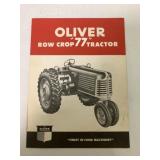 Oliver Row Crop 77 Tractor Brochure