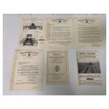 6 Rock Island Price List/Letters/Brochure