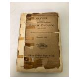 November 1921 Oliver Repair Catalog