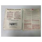 (2) pcs- Cletrac Tractor Info Sheets