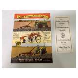 2 pcs-Moline D Tractor/MM Hi-Klearance Plows