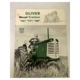 Oliver 66/77/88 Diesel Tractors Brochure