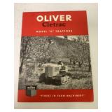 Oliver Cletrac Model A Tractors Brochure