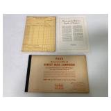 3 Minneapolis-Moline pcs-Order Form/Hot Sheets