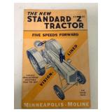 Minneapolis-Moline Standard Z Tractor Brochure