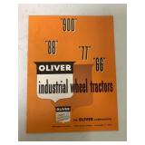 Oliver 66/77/88/900 Industrial Tractors Brochure