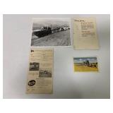 4 Caterpillar pcs- Ads/Post Card/B&W Photo
