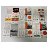 (6) Oliver Brochures-Plows/Thresher/Cultivators