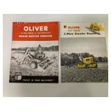 (2) Oliver Catalogs-OC-6/Grain Master Combine