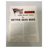 Oliver Horse Drawn Tools Brochure