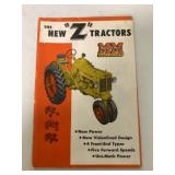 Minneapolis-Moline New Z Tractors Brochure