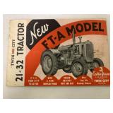 MM Twin City 21-32 Tractor New FT-A Model