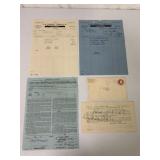 5 Caterpillar Invoices/Contract/Promissory Note