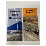 (2) Killefer Brochures-Harrows/Scrapers