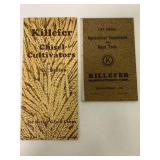 (2) Killefer Brochures-G Series/List Prices