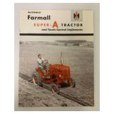 Farmall Super-A Tractor & Implements Brochure