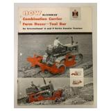IH Combination Carrier Farm Dozer-Tool Bar