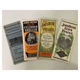 4 JD Brochures, Corn Binder, Spreader,