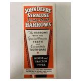 JD Syracuse Spring-Tooth Harrows Brochure