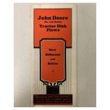 JD No.100 Series Tractor Disk Plows Brochure
