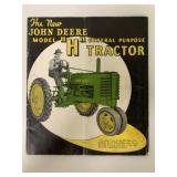 JD H Tractor Brochure