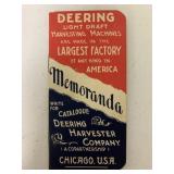 Deering Harvester Company Notebook/Brochure