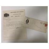 Letter from John Deere Plow Co. & Envelope