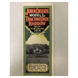 JD Model L Tractor Disk Harrow Brochure