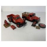 (2) Ertl IH Trucks w/ IH Accessories